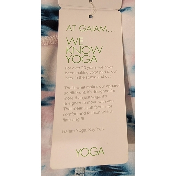 NWT Gaiam OM Fit Leggings size xsmall - Picture 10 of 10